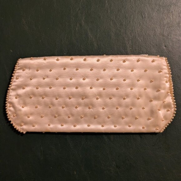 Vintage Sarne white beaded clutch - Picture 2 of 10